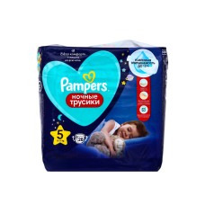 Подгузники-трусики Pampers ночные, 12-17 кг, 28 шт.
