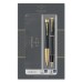 Набор Parker Urban Core FK200 Muted Black GT ручка перьевая + ручка шариковая, латунь