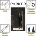 Набор Parker Urban Core FK200 Muted Black GT ручка перьевая + ручка шариковая, латунь