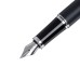 Ручка перьевая Parker IM Core F321 Matte Blue CT F, корпус из нержавеющей стали, синие чернила