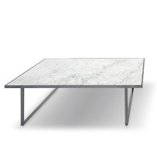 Журнальный стол Pianca Icaro Square Fior di Pesco/titanio