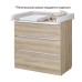 Комод Polini kids Simple 1980, цвет вяз-белый