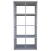 Стеллаж кубический Polini Home Smart, 8 секций, цвет белый