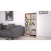 Стеллаж кубический Polini Home Smart, 8 секций, цвет дуб крафт золотой