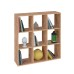 Стеллаж кубический Polini Home Smart, 9 секций, цвет дуб крафт золотой