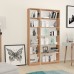 Стеллаж вертикальный Polini Home Smart, 6 секций, 40x28x202 см, цвет дуб крафт золотой