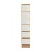 Стеллаж вертикальный Polini Home Smart, 6 секций, 40x28x202 см, цвет дуб крафт золотой