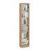 Стеллаж вертикальный Polini Home Smart, 6 секций, 40x28x202 см, цвет дуб крафт золотой