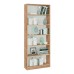 Стеллаж вертикальный Polini Home Smart, 6 секций, 80x28x202 см, цвет дуб крафт золотой