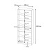 Стеллаж вертикальный Polini Home Smart, 6 секций, 80x28x202 см, цвет дуб крафт золотой