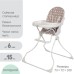 Стульчик для кормления Polini kids 152 «Звезды», макиато-белый