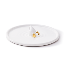 Блюдо Pols Potten Duffy Diving Duck Gold