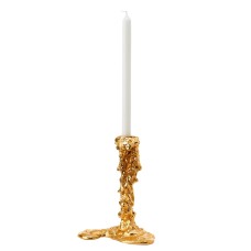 Подсвечник Pols Potten Drip candle holder gold l