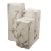 Приставной столик Pols Potten Pillar marble white S