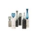 Приставной столик Pols Potten Pillar marble white S