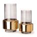 Ваза Pols Potten Lobby smoke gold M