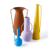 Ваза Pols Potten Roman Morning Set 4 Multicolor