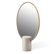 Зеркало Pols Potten Oval marble white