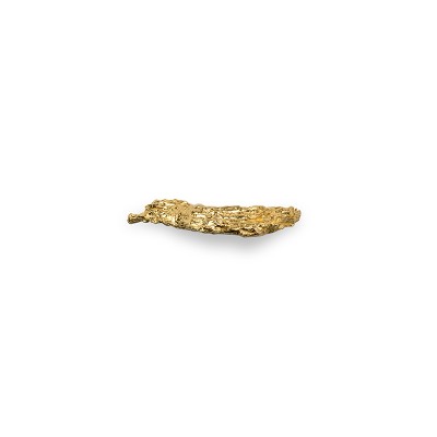Ручка-кнопка Pull Cast Kesya Polished Brass