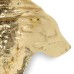 Ручка-кнопка Pull Cast Leaf Polished Brass