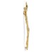 Ручка-скоба Pull Cast Flow Polished Brass