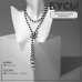 Бусы «Роскошный жемчуг» гирлянда, шар №8, чёрно-белые, L=107 см