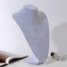 Бюст для украшений QF, 23×12.5×35 см, h=35 см, серый