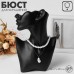 Бюст для украшений QF, пол-лица, отверстие под серьгу, 18×7×28, чёрный