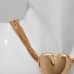 Кулон «Цепь» сердце объёмное, 8 нитей, цвет золото, 38 см