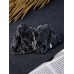 Кулон «Змея» изящная мини, цвет бело-зелёный в серебре
