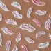 Наклейки для ногтей «Пёрышки», объёмные, голографические, разноцветные