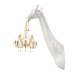 Настенный светильник Qeeboo Giraffe In Love White
