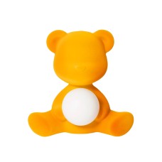 Настольная лампа Qeeboo Teddy Girl Velvet Dark Gold