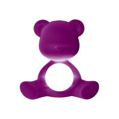 Настольная лампа Qeeboo Teddy Girl Velvet Violet