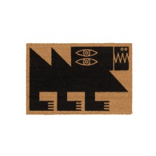 Придверный коврик Qeeboo Diagonal Camel
