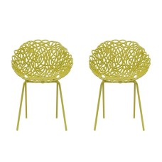Стул Qeeboo Bacana Mustard - Set of 2