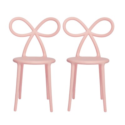 Стул Qeeboo Ribbon pink - Set of 2