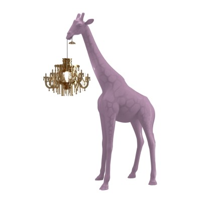 Торшер Qeeboo Giraffe In Love XS Dusty Rose