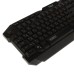 Клавиатура Qumo Fallen 2 K56, мембранная, игровая, проводная, 114 клавиш, USB, черная