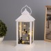 Фигурка светящаяся RISALUX «Чёрный кот», LED-ночник, 3×ААА, белый, 14×14×30.5см