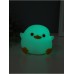 Фигурка светящаяся RISALUX «Утенок», 2 Вт, LED-ночник антистресс, RGB, USB, 10×12×9.5 см