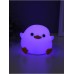 Фигурка светящаяся RISALUX «Утенок», 2 Вт, LED-ночник антистресс, RGB, USB, 10×12×9.5 см