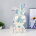 Фигурка светящаяся RISALUX «Заяц», LED-ночник, USB, 21×21×43 см