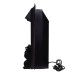 Электроочаг Fobos Lux Black, 1500 Вт, 2 режима обогрева, муляж сгоревших дров