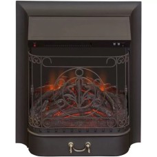 Электроочаг Majestic Lux Black, 20",1550 Вт, 2 режима обогрева, звук потрескивания дров