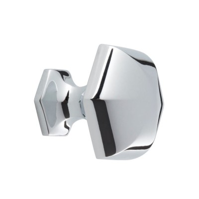 Ручка-кнопка Rejuvenation Hexagon d.3.5 Polished Chrome
