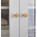 Ручка-кнопка Rejuvenation Massey d.3.2 Aged Brass