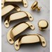 Ручка-кнопка Rejuvenation Massey d.3.2 Aged Brass