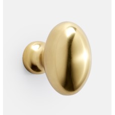 Ручка-кнопка Rejuvenation Medium Oval d.3.2 Aged Brass