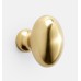 Ручка-кнопка Rejuvenation Medium Oval d.3.2 Aged Brass